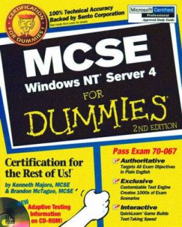 MCSE Windows NT Server 4 For Dummies by Kenneth Majors & Brendan McTague