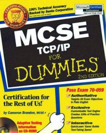 MCSE TCP/IP For Dummies by Cameron Brandon