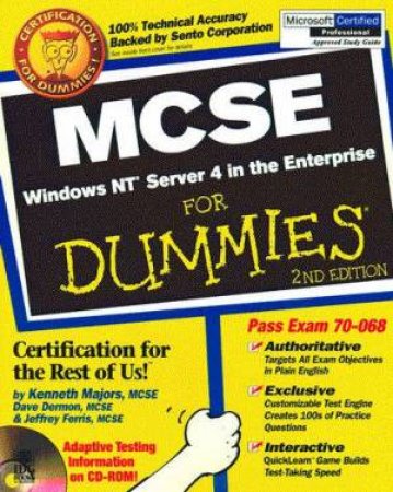 MCSE Windows NT Server 4 In The Enterprise For Dummies by Kennith Majors & Dave Dermon & Jeffrey Ferris