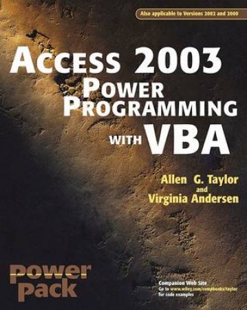 Access 2003 Power Programming With VBA by Allen Taylor