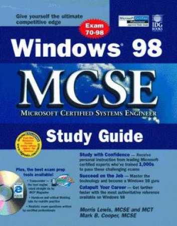 MCSE Study Guide: Windows 98 by Morris Lewis & Mark B Cooper