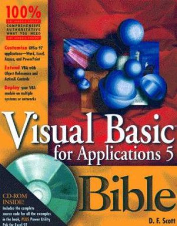 Visual Basic for Applications 5 Bible (Bk/CD) by Scott