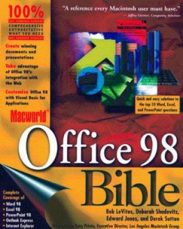 Macworld Office 98 Bible by Bob LeVitus & Edward Jones & Derek Sutton