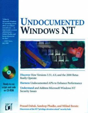 Undocumented Windows NT by Prasad Dabak & Sandeep Phadke & Milind Borate