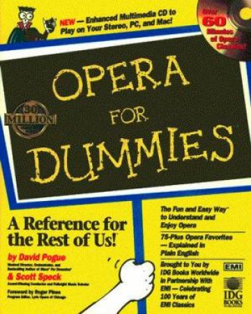 Opera For Dummies - Book & CD by David Pogue & Scott Speck