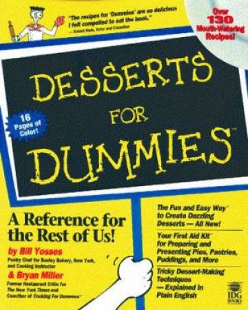 Desserts For Dummies by Yosses