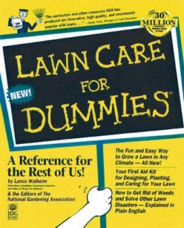 Lawn Care For Dummies by Lance Waltheim, The National Gardening Association