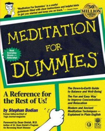 Meditation For Dummies by Stephan Bodian