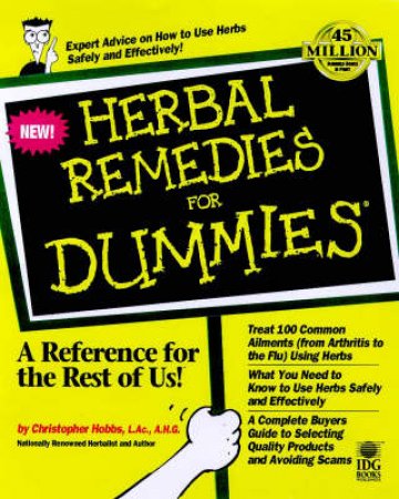 Herbal Remedies For Dummies by Christopher Hobbs