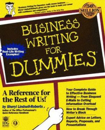 Business Writing For Dummies by Lindsell-Roberts