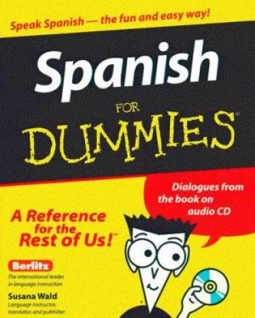 Spanish For Dummies plus CD by Jean Antonin Billard
