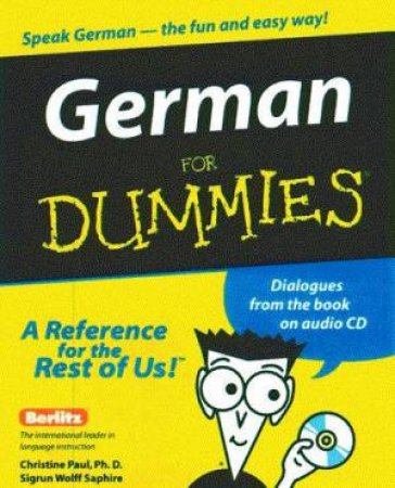 German For Dummies plus CD by Various