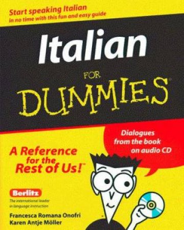 Italian For Dummies plus CD by Francesco Romana Onofri & Karen Moller