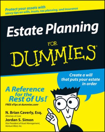 Estate Planning For Dummies by Caverly