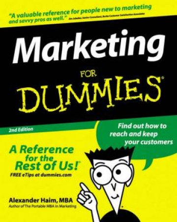 Marketing For Dummies 2nd Ed by Alexander Hiam