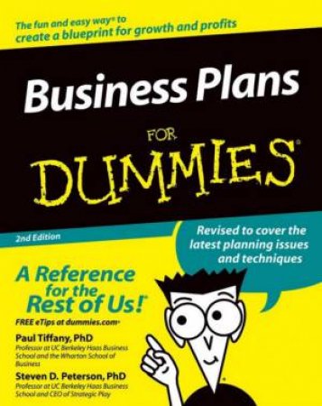 Business Plans for Dummies 2nd Ed by Tiffany