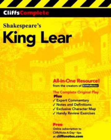 CliffsComplete Shakespeare's King Lear by SHAKESPEARE WILLIAM