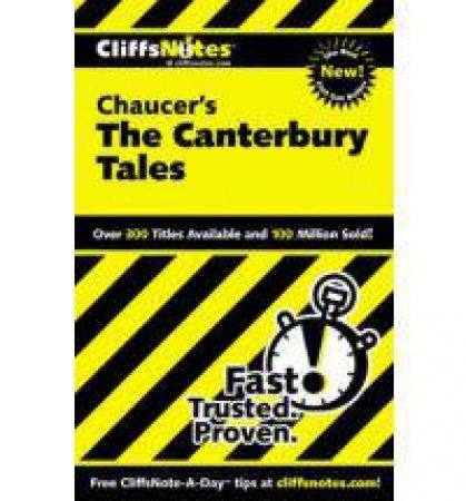 CliffsNotes on Chaucer's The Canterbury Tales by NICOLL BRUCE