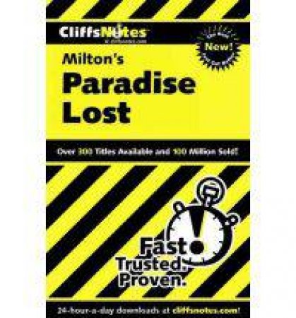 CliffsNotes on Milton's Paradise Lost by LINN BOB