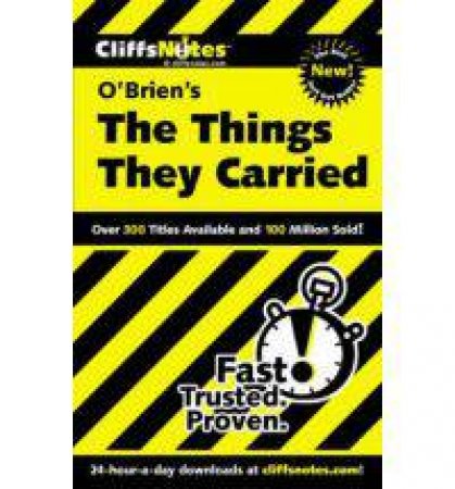 CliffsNotes on O'Brien's The Things They Carried by COLELLA JILL