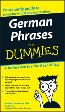 German Phrases For Dummies by Fox