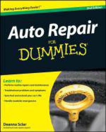 Auto Repair for Dummies, 2nd Edition by Deanna Sclar