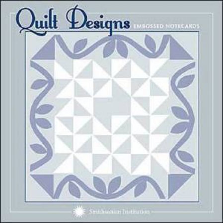 Quilt Designs Embossed Square Boxed Notecards by Pomegranate