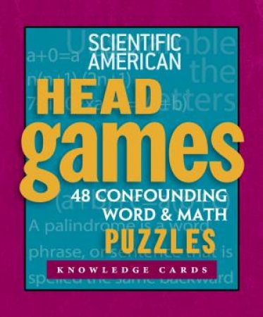 Scientific American Head Games: Knowledge Cards by Various