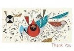 Birdfeeders Thank You Notes (0287) by Charley Harper