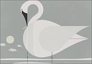 Trumpeter Swan Notelets (0116) by Charley Harper