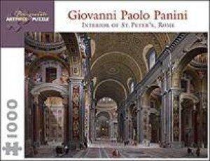 Interior of St Peter's, Rome Jigsaw Puzzle (AA640) by Giovanni Paolo Panini