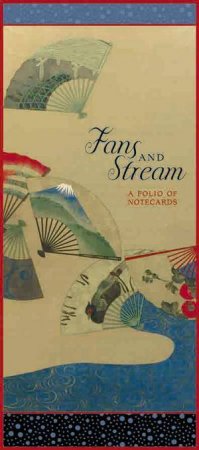 Fans and Stream Panoramic Notecard Folio  0939 by Sakai Hoitsu