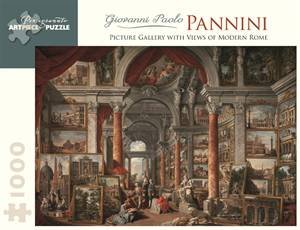 Picture Gallery with Views of Modern Rome Jigsaw Puzzle (AA664) by Giovanni Pannini