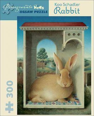 Rabbit Kids Jigsaw Puzzle by Koo Schadler