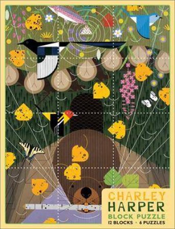 Charley Harper Block Jigsaw Puzzle by Charley Harper