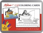 Cats B Kliban Coloring Cards