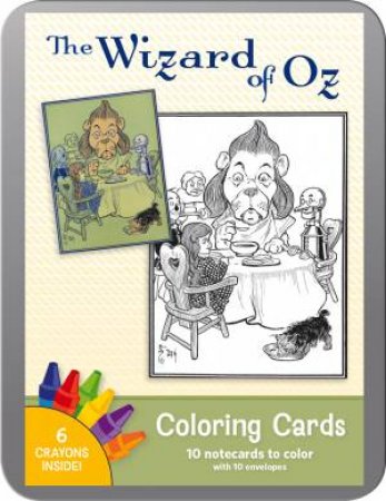 The Wizard Of Oz Coloring Cards by W. W. Denslow