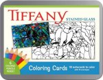 Tiffany Stained Glass Coloring Cards