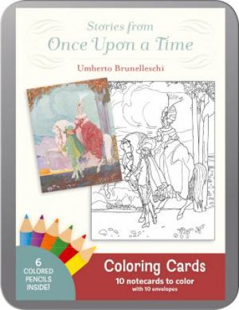 Stories From Once Upon A Time: Coloring Cards by Umberto Brunelleschi