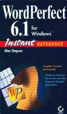 WordPerfect 61 For Windows Instant Reference