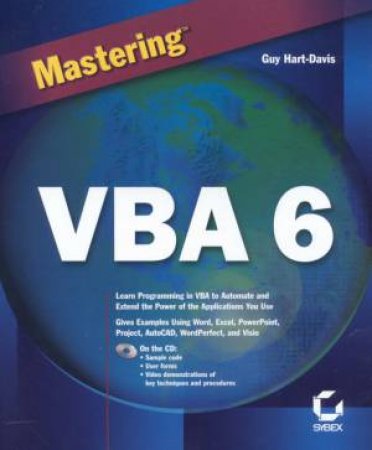 Mastering VBA 6 by Guy Hart-Davis