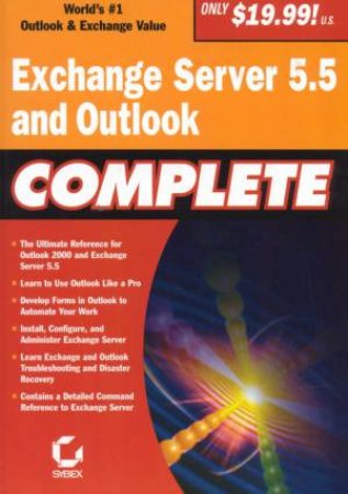 Exchange Server 5.5 And Outlook Complete by Various