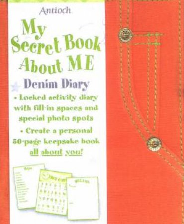 My Secret Book About Me: Denim Diary - Orange by Unknown