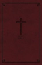 KJV Reference Bible Personal Size Indexed Red Letter Edition Giant Print Burgundy