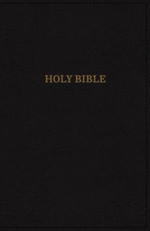 KJV Deluxe Thinline Reference Bible Indexed Red Letter Edition [Black] by Thomas Nelson