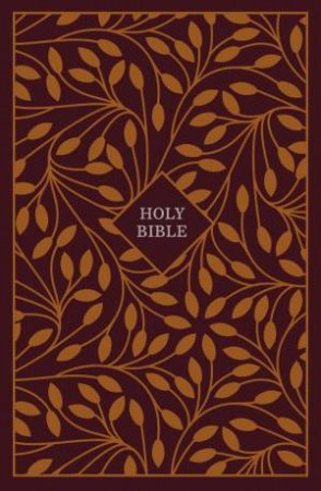 KJV Thinline Reference Bible Red Letter Edition [Burgundy/Orange] by Thomas Nelson