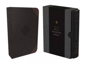 NKJV Deluxe Reader's Bible [Black] by Thomas Nelson