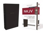 NKJV Deluxe Reference Personal Size Bible Red Letter Edition Giant Print Black