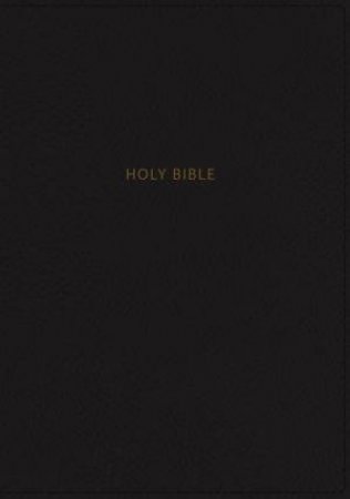 NKJV Deluxe Reference Personal Size Bible Indexed Red Letter Edition [Giant Print, Black] by Thomas Nelson