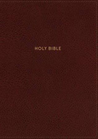 NKJV Deluxe Personal Size Reference Bible Indexed Red Letter Edition [Giant Print, Red] by Thomas Nelson